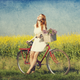 Image for article titled Women in Stock Images Don't Know How to Ride Bikes